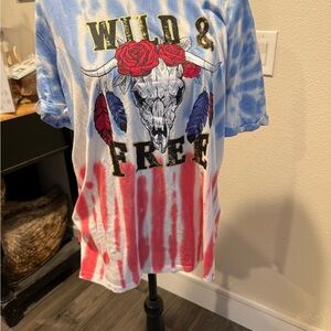 Wild & Free Tie-Dye T-Shirt